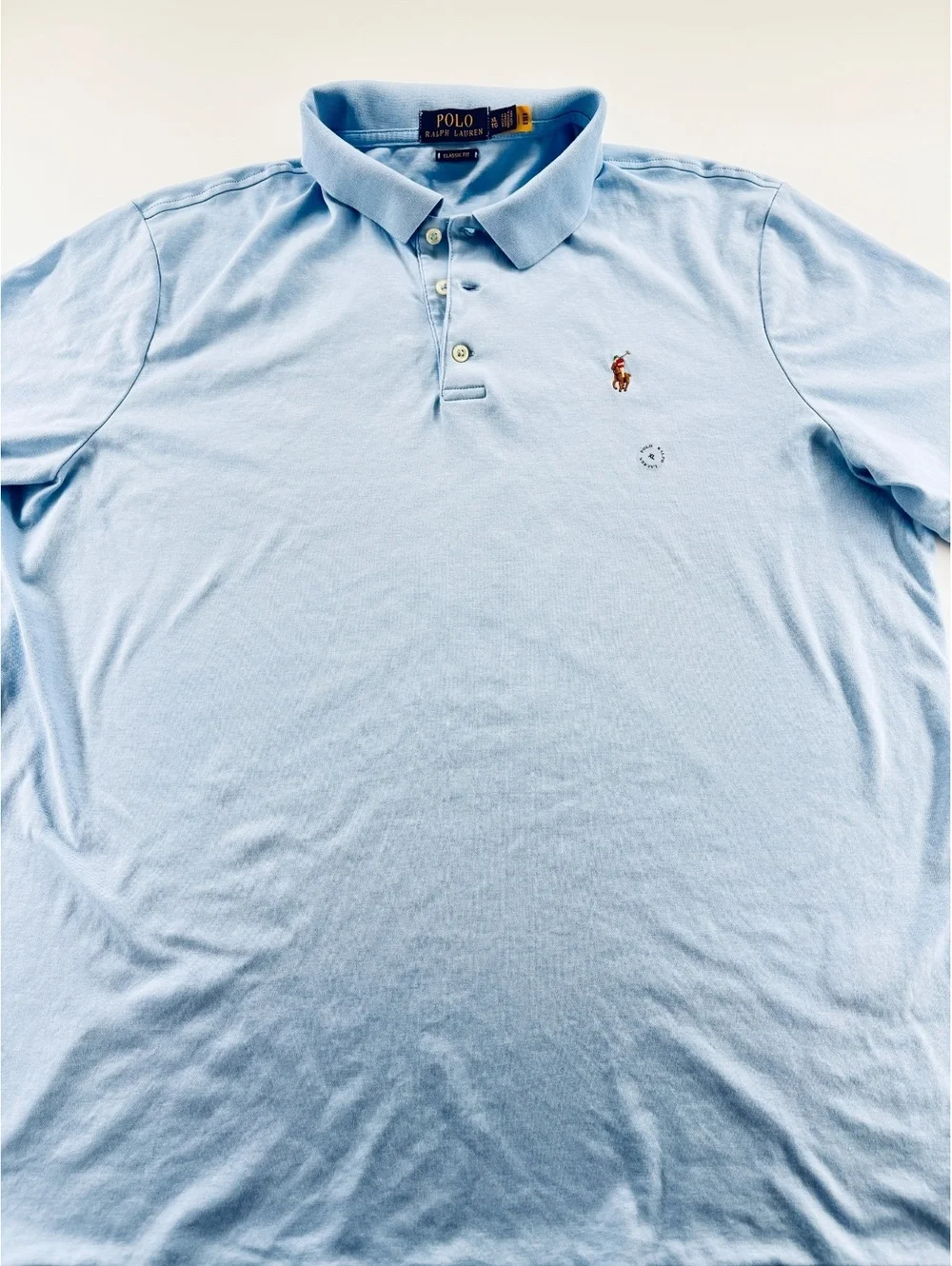 Polo Ralph Lauren Polo Men's XL Light Blue Classic Fit NWOT